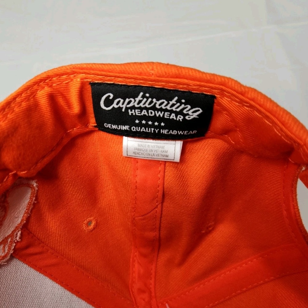 Oklahoma State University Cap Captivating Genuine Quality Headwear Orange - Picture 5 of 7